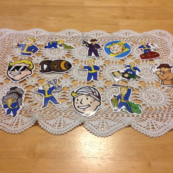 Fallout Game stickers for cellphone, locker, crafts, hydration bottles, etc - Picture 1 of 6